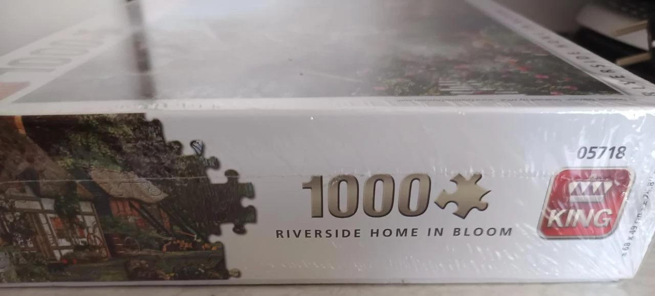 KING puzzle New 1000 pieces Cottage Collection Riverside Home In Bloom – photo 2